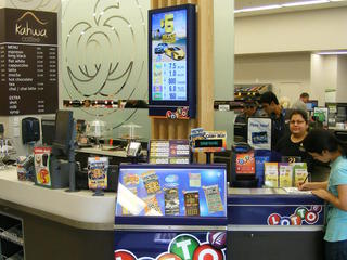 NZ Lotteries Commission Digital Menu Boards, NZ wide.